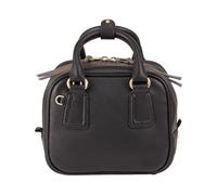 DUDU Borsa Bauletto Donna in Pelle con Tracolla Regolabile, Elegante e Compatta, Borsa a Mano e Spalla con Cerniera Zip Nero