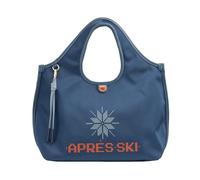 DUDU Borsa Donna a Mano a Tracolla in Nylon e Pelle Après Ski - Shopper Leggera Dimensioni Medie con Tracolla Regolabile e Chiusura Magnetica, Design Sportivo Chic Denim blue