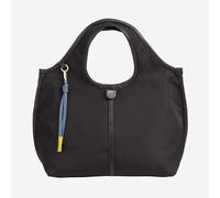 DUDU Borsa Donna a Mano a Tracolla Piccola in Nylon e Pelle - Shopper Leggera co