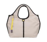 DUDU Borsa Donna a Mano a Tracolla Piccola in Nylon e Pelle - Shopper Leggera con Tracolla Regolabile e Chiusura Magnetica Lino