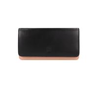 DuDu Canarie Portafoglio Protezione RFID Vera Pelle 17.5 cm nero