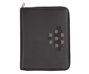 DuDu Caso di scrittura Pelle 24 cm nero