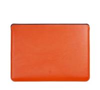 DUDU Custodia in Pelle per MacBook Air e MacBook Pro 13 14 15 pollici, Custodie di Protezione per PC Portatile Borsa, Cover Laptop Sleeve M1 M2 M3 Arancio