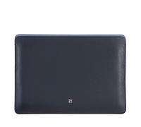 DUDU Custodia PC 13 Pollici in Morbida Pelle, Sleeve Protettiva Colorata Laptop Notebook Macbook 13” Bicolore Design Sottile Navy