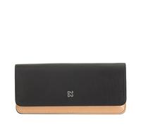 DUDU Custodia Porta Occhiali da Vista e Occhiali da Sole in Vera Pelle Morbida con Chiusura Magnetica, Astuccio Portaocchiali Colorato Nero