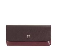 DUDU Custodia Porta Occhiali da Vista e Occhiali da Sole in Vera Pelle Morbida con Chiusura Magnetica, Astuccio Portaocchiali Colorato Burgundy scuro