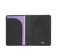 DUDU Custodia Porta Passaporto in Pelle da Viaggio con Protezione RFID e Porta Carte di Credito Black lavender