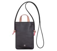 DUDU Borsa a Tracolla per Cellulare in Vera Pelle, Porta Smartphone da Collo da Spalla Elegante, Borsettina per Telefono Colorata Nero rosa