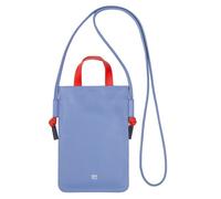 DUDU Borsa a Tracolla per Cellulare in Vera Pelle, Porta Smartphone da Collo da Spalla Elegante, Borsettina per Telefono Colorata Blu pastello