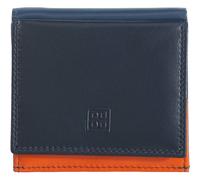 DuDu Flavio Portafoglio Vera Pelle 9.5 cm blu