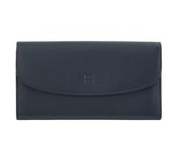 DuDu Gandia Portafoglio Protezione RFID Vera Pelle 19 cm blu