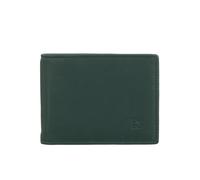 DUDU Portafoglio da Uomo con Clip Fermasoldi, Piccolo Portafoglio Sottile Compatto con Protezione RFID, Porta Carte di Credito e Zip Posteriore Mangrove