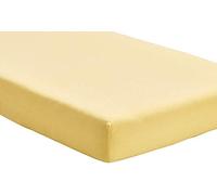 Dudu N Girlie 100% cotone jersey, coprimaterasso per lettino, 70 cm x 140 cm, giallo