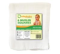 Dudu N Girlie mussola per bambini, 100% cotone, 70 cm x 70 cm, pezzi, colore: Bianco/Crema