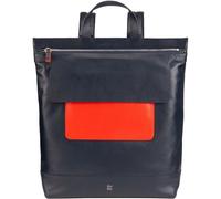DuDu Oslo Zaino da giorno Vera Pelle 39 cm blu