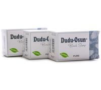 Dudu-Osun Pure, sapone nero africano (senza profumi), 3 x 150 g