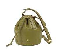 DUDU Piccola Borsa a Secchiello da Donna in Vera Pelle con Tracolla Regolabile e Chiusura a Coulisse - Borsa a Tracolla Elegante e Compatta con Cordoncino, Perfetta per l'Uso Quotidiano Olive green