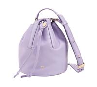 DUDU Piccola Borsa a Secchiello da Donna in Vera Pelle con Tracolla Regolabile e Chiusura a Coulisse - Borsa a Tracolla Elegante e Compatta con Cordoncino, Perfetta per l'Uso Quotidiano Provence lilac