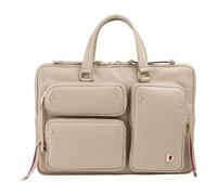 DuDu Pocket Valigetta Vera Pelle 36 cm Vano porta PC beige