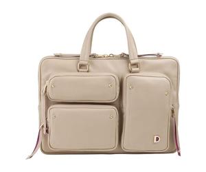 DuDu Pocket Valigetta Vera Pelle 36 cm Vano porta PC beige