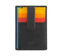 DUDU Porta Carte di Credito in Pelle Multicolore Sottile Slim Uomo Donna con 9 S