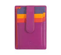 DUDU Porta Carte di Credito in Pelle Multicolore Sottile Slim Uomo Donna con 9 S