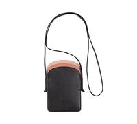 DuDu Borsa mobile Minorca colorata in pelle 12 cm nero