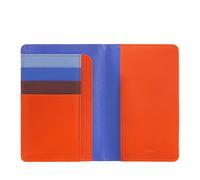 DUDU Porta passaporto pelle e carte di credito RFID multicolore