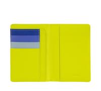 DUDU Porta passaporto pelle e carte di credito RFID multicolore