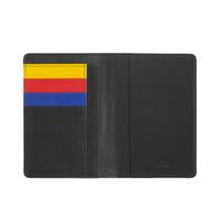 DUDU Porta passaporto pelle e carte di credito RFID multicolore