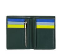 DuDu Portafoglio RFID in pelle 9,5 cm verde