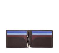 DUDU Portafoglio da Uomo – Sottile con clip fermasoldi e protezione RFID – Burgundy scuro