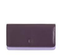 DUDU Portafoglio donna grande in pelle morbida multicolore RFID a bustina