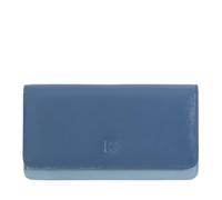 DUDU Portafoglio donna grande in pelle morbida multicolore RFID a bustina