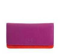 DUDU Portafoglio donna grande in pelle morbida multicolore RFID a bustina