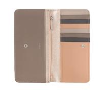 DUDU Portafoglio donna grande in pelle morbida multicolore RFID a bustina Ballerina