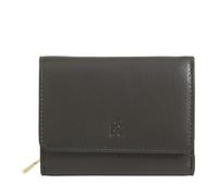 DUDU Portafoglio donna piccolo RFID in pelle multicolore Colorful Coffee brown