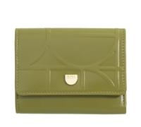 DUDU Portafoglio Donna Piccolo RFID in Vera Pelle Stampata, Portafogli con Tasca a Cerniera - Elegante, Compatto da Borsetta, Perfetto per Carte e Monete Olive green