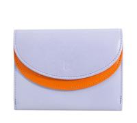 DuDu Portafoglio RFID in pelle 13 cm viola