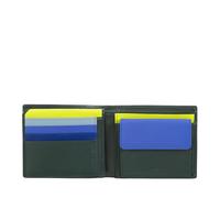 DUDU Portafoglio multicolore in pelle classico da uomo RFID firmato Mangrove