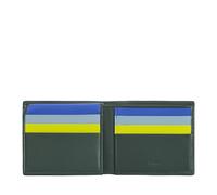 DUDU Portafoglio Piccolo da Uomo RFID in Pelle Multicolore Porta Carte Tessere Mangrove