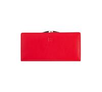 DuDu Portafoglio Protezione RFID Vera Pelle 19.5 cm rosso