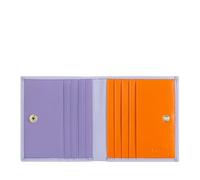 DuDu Portafoglio RFID di pelle multicolore porta carte e monete