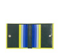 DUDU Portafoglio RFID di pelle multicolore porta carte e monete Mangrove