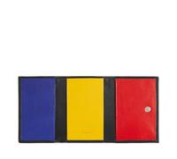 DUDU Portafoglio Uomo Piccolo in Pelle, Portafogli Donna, Design Compatto con Portamonete Porta Banconote e Carte Nero