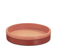 DUDU Svuotatasche da Ingresso Rotondo in Pelle, Vassoio Piccolo da 16cm Multicol