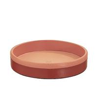 DuDu Svuotatasche da Ingresso Rotondo in Pelle, Vassoio Piccolo da 16cm Multicolore di Design, Oggetto Decorativo di Casa Cannella