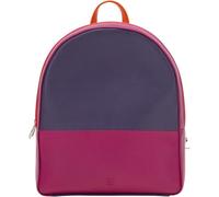 DUDU Zainetto Donna Colorato Estivo in Pelle Morbido Zaino Multicolor con Doppia Cerniera Zip Fucsia