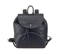 DUDU Zaino Donna in Morbida Pelle con Coulisse - Zainetto Elegante, Spazioso e Regolabile per l'Uso Quotidiano Navy