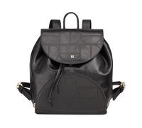 DUDU Zaino Donna in Morbida Pelle con Coulisse - Zainetto Elegante, Spazioso e Regolabile per l'Uso Quotidiano Black_nude